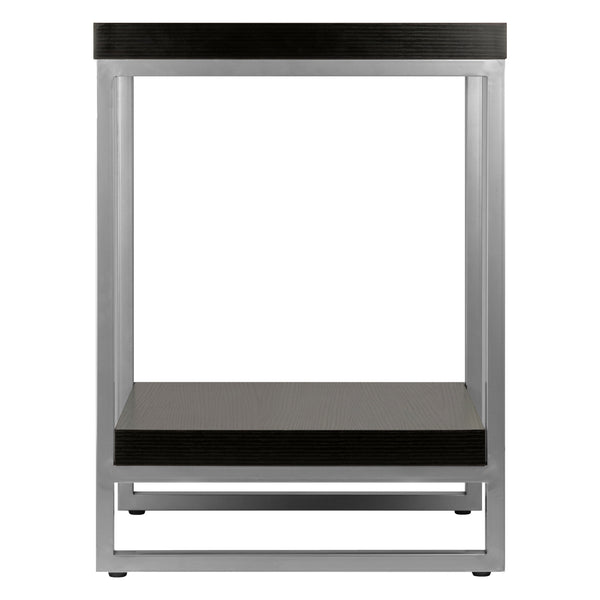 Winsome Wood Jared End Table - Stylish Gray & Espresso Design, Lightweight, Easy-clean, Perfect For Any Space Slate Gray ,Espresso Composite Wood ,Metal 93418-winsome-wood