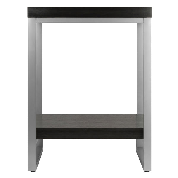 Winsome Wood Jared End Table - Stylish Gray & Espresso Design, Lightweight, Easy-clean, Perfect For Any Space Slate Gray ,Espresso Composite Wood ,Metal 93418-winsome-wood