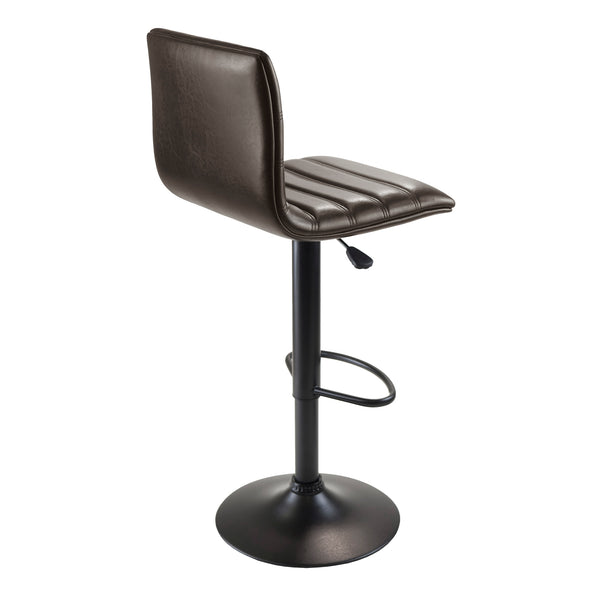Winsome Wood Holly Adjustable Swivel Stool - Modern Black & Espresso Design With Height Adjustment & Comfort Espresso ,Black Polyurethane ,Metal 93443-winsome-wood