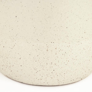 Zentique Off-White Ceramic Vase 8.5x10.5" — Matte Smooth Finish, Versatile Centerpiece for Modern & Classic Decor 9344L A937