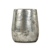 Distressed Metallic Silver Vase (9344S A840) Zentique