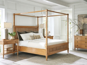 Lexington Barclay Butera Strand Poster Bed: Timeless Luxury Design With Woven Cane, Versatile Configurations & Cozy Elegance Table Rock  934-174c