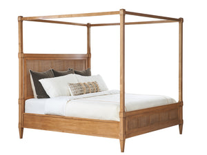 Lexington Barclay Butera Strand Poster Bed: Timeless Luxury Design With Woven Cane, Versatile Configurations & Cozy Elegance Table Rock  934-174c