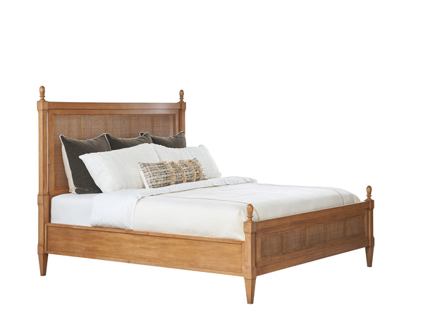 Lexington Barclay Butera Strand Poster Bed - Timeless Woven Cane Design For Cozy Elegance In Your Bedroom Sanctuary Table Rock  934-173c