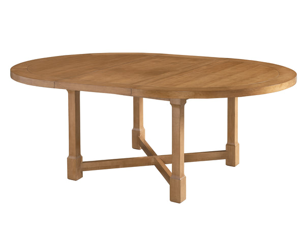 Lexington Barclay Butera Capistrano Dining Table: Timeless Elegance With Extendable Design For Cozy Gatherings And Dining Bliss Table Rock  934-875c