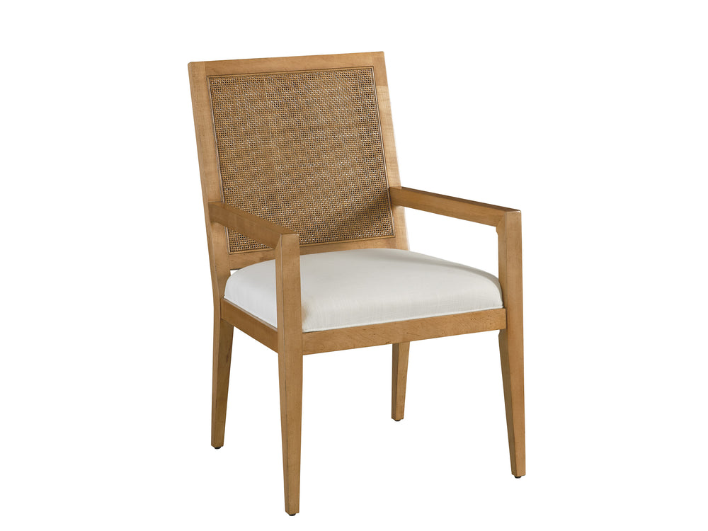 Lexington Barclay Butera Smithcliff Woven Arm Chair - Timeless Elegance With Cozy Comfort And Stain-resistant Performance Fabric Table Rock  934-881-01