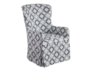 Lexington Barclay Butera Aliso Upholstered Host Chair With Elegant Barrel Back Design And Stain-resistant Performance Fabric Table Rock  934-885-40