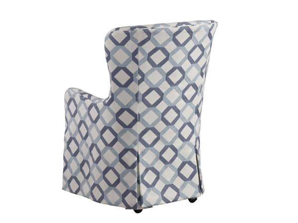 Lexington Barclay Butera Aliso Upholstered Host Chair With Elegant Barrel Back Design And Stain-resistant Performance Fabric Table Rock  934-885-40