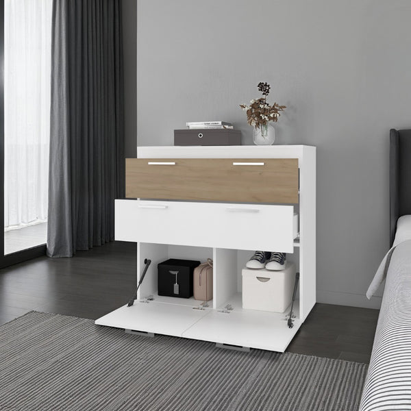 English Elm Aralia Four Drawer Dresser Natural Oak Finish Scandinavian Bedroom Storage B097P474284