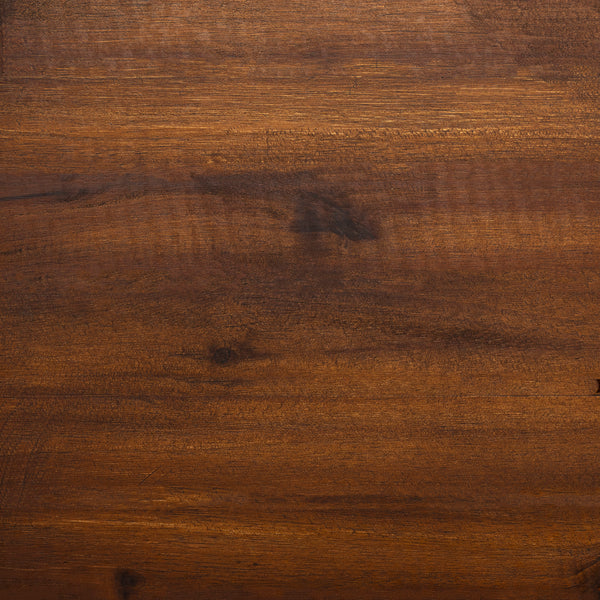 48" Solid Acacia Chevron Outdoor Loveseat Dark Brown OW48VINLSDB Walker Edison