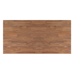 Bedford 75" Rectangular Dining Table - Stylish Brushed Brown Acacia for Rustic Modern Dining Spaces