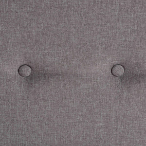 Baxton Studio Baxton Studio Flora II Mid-Century Modern Upholstered Dining Bench with Oak Finished Solid Frame Light Flora2-Light Grey/Medium Oak-Bench