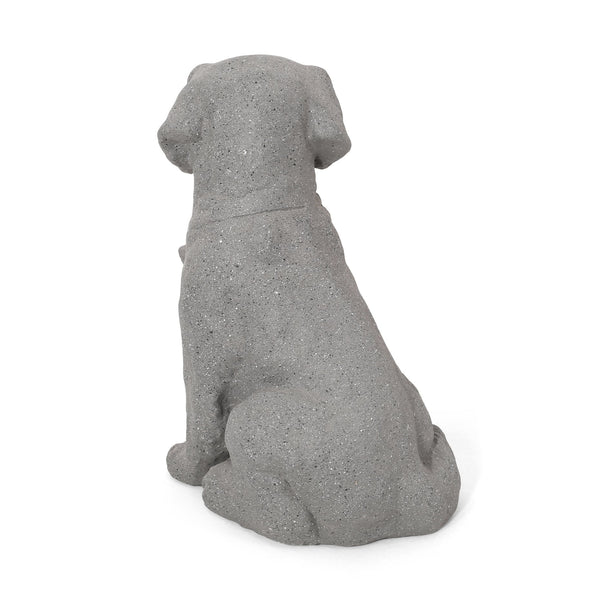 English Elm Christopher Knight Home® - MGO Puppy Garden Statue Stone Gray – Durable Cast Stone Magnesium Oxide, Weatherproof 15.25"H Charm 70877.00
