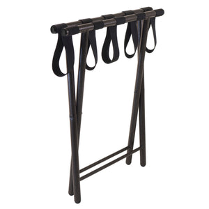 Winsome Wood Tavin Luggage Rack - Antique Bronze Metal Stand With Nylon Straps For Guestroom & Travel Needs Antique Bronze Metal ,Nylon 93522-winsome-wood