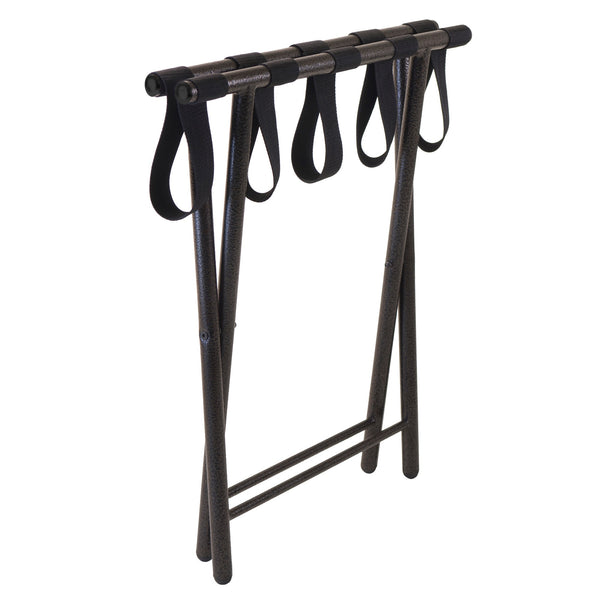 Winsome Wood Tavin Luggage Rack - Antique Bronze Metal Stand With Nylon Straps For Guestroom & Travel Needs Antique Bronze Metal ,Nylon 93522-winsome-wood