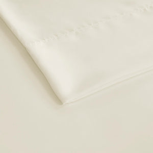 JLA Home Sleep Philosophy - Sheet Smart Cool Microfiber Sheet Set for Hot Sleepers — Moisture-Wicking, Breathable, OEKO-TEX Safe Care Ivory SHET20-975