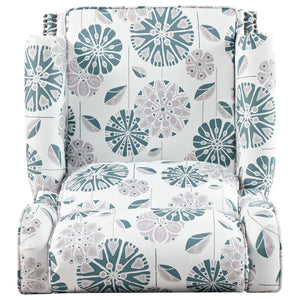 English Elm Christopher Knight Home® - 29.75" Push Back Recliner Chair with Wingback Design, Gourd Wooden Legs, Polyester Upholstery, Cozy Comfort White N763P201072Z