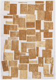 Louis de Pootere Craft Lucia 100% PET Poly Mechanically Woven Jacquard Flatweave Geometric Rug Nuggets 7'10"