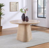 Bernada Natural Dining Table 935Natural-T Meridian Furniture