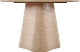 Bernada Natural Dining Table 935Natural-T Meridian Furniture