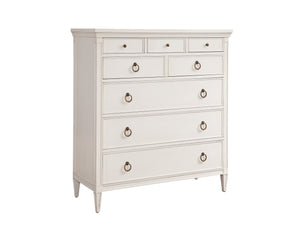 Lexington Barclay Butera Heisler Tall Drawer Chest - Elegant Storage Solution With 8 Soft-close Drawers And Timeless Design Tides  935-329