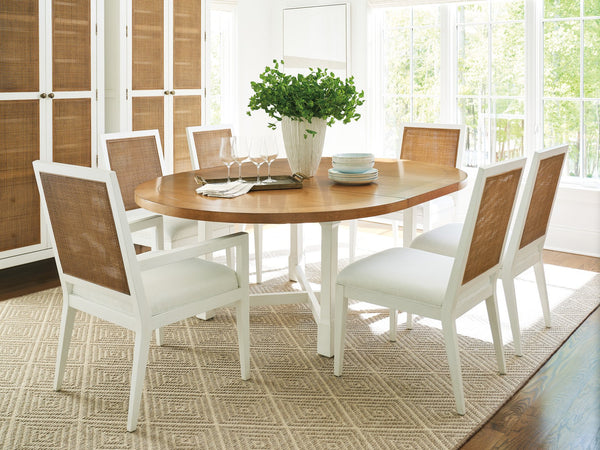Lexington Barclay Butera Capistrano Dining Table: Timeless Elegance With Extendable Design For Cozy Gatherings And Dining Bliss Tides  935-875c