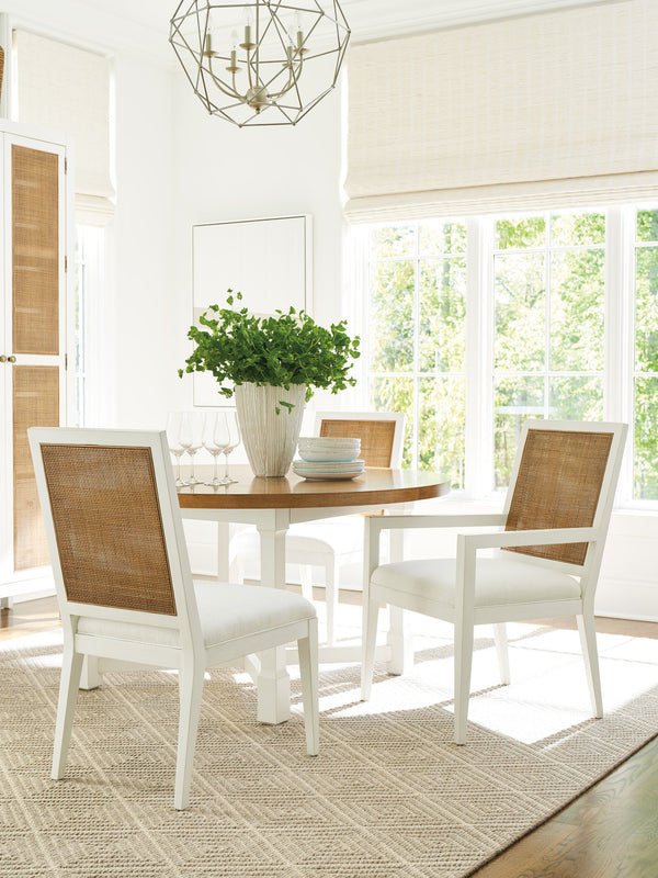 Lexington Barclay Butera Smithcliff Woven Arm Chair - Timeless Elegance With Cozy Comfort And Stain-resistant Performance Fabric Tides  935-881-01