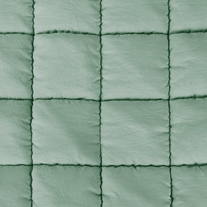 JLA Home Intelligent Design - Down Down Alternative Comforter Set with 3D Puff Stitching, Overfilled Warmth, OEKO-TEX Luxury Plush Mini Set Sage ID10-2306