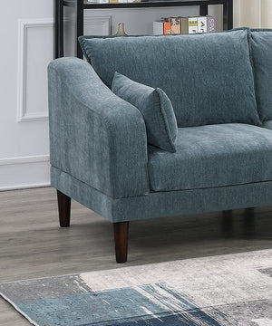 English Elm Beautiful 5-Piece Modular Sectional Set In Mineral - Versatile Living Room Furniture For Modern Style B011S01582