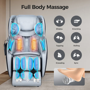 English Elm Bosscare Zero Gravity Sl-track Shiatsu Full Body Massage Chair with Heating W730P162499