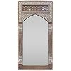 English Elm Christopher Knight Home® - Wood Carved Mirror White Washed — Handcrafted Spalted Hardwood Frame, Durable Rustic Chic Accent 71341.00