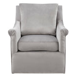 Madison Park Deanna Transitional Upholstered Swivel Accent Chair MP103-0480 Grey