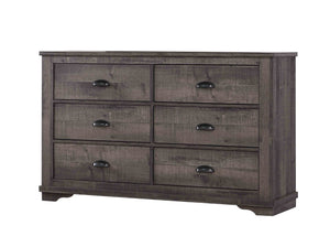 English Elm 1pc Contemporary Tall Chest with Faux Marble Top and Four Drawers for Elegant Bedroom Storage Gray 62.01 L x 19.8 W x 39.06 H B2741P337034