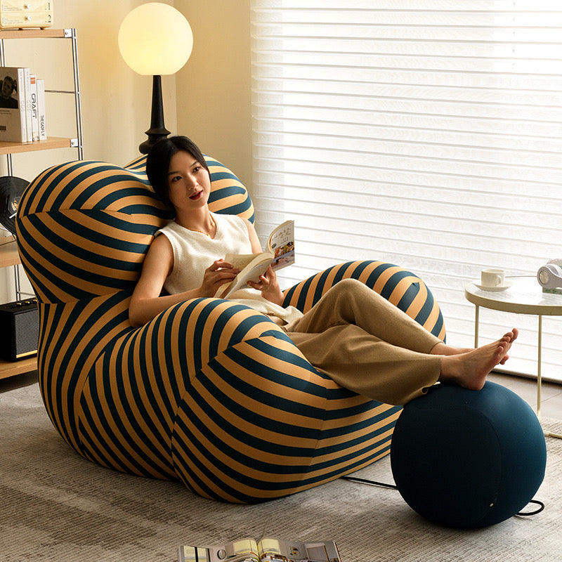 English Elm Armchair plush ergonomic polyester lounge chair with high-quality comfort, supportive design, customizable colors (98) Blue B341P384739