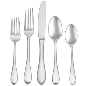 Lenox Studio 5-piece Flatware Set Polished 18/10 Stainless Steel Teardrop Handle Dining 9367510