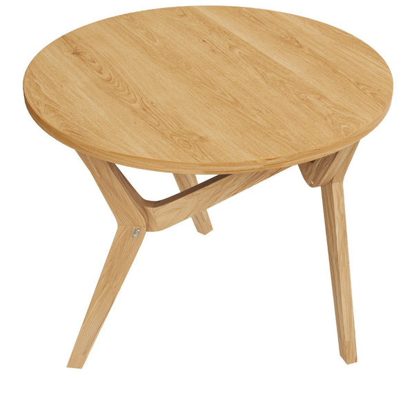 English Elm Round Solid Rubberwood Adjustable Height Coffee Cocktail Table for Modern Living Rooms N735P369877N