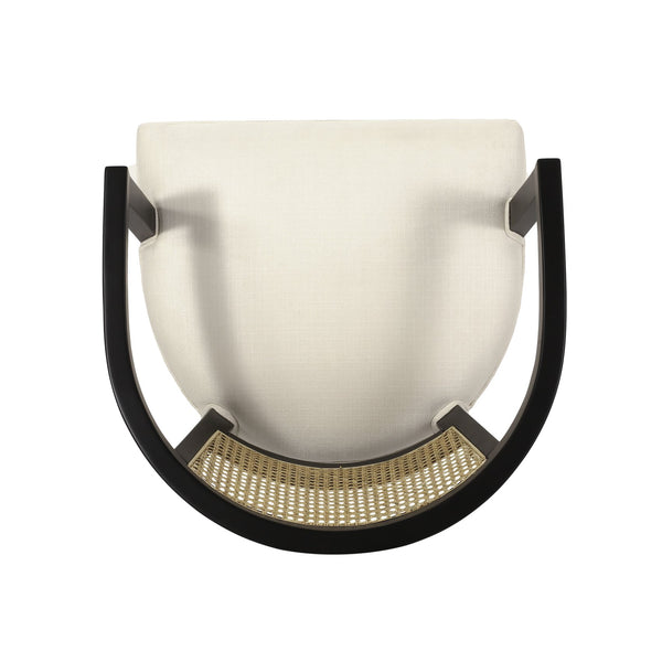 English Elm Christopher Knight Home® - Dining Arm Chair Set Of 2 - Elegant Cream Upholstered Chairs With Cane Web Back For Timeless Style N771P290371M