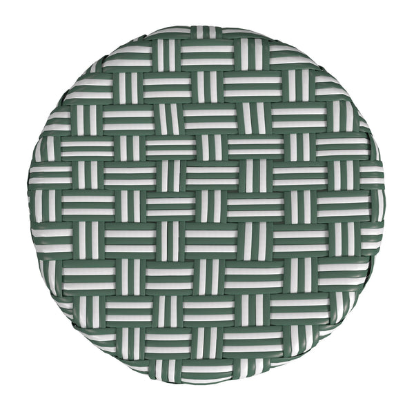 Butler Specialty Tobias Rattan Round Counter Stool – Durable, Stylish, And Lightweight For Your Dining Or Office Space Green Rattan,Polyurethane Synthetic (Pe) Rattan 9371467-butler