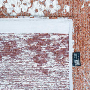 Louis de Poortere Sakura Floral Area Rug Transitional Cherry Blossom Design for Living Room or Bedroom Copper Pink 7'9 x 11'2 120107