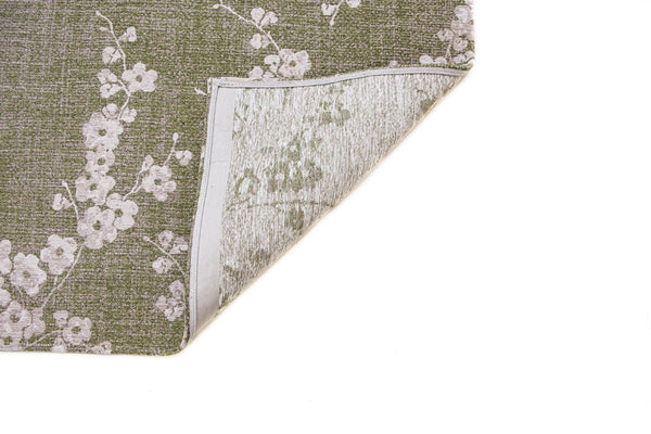 Louis de Pootere Sakura Sakura 100% PET Poly Mechanically Woven Jacquard Flatweave Traditional / Oriental Rug Wet Garden 7'10"