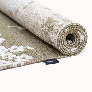 Louis de Poortere Sakura Floral Area Rug Transitional Cherry Blossom Design for Living Room or Bedroom Wet Garden 7'9 x 11'2 120109