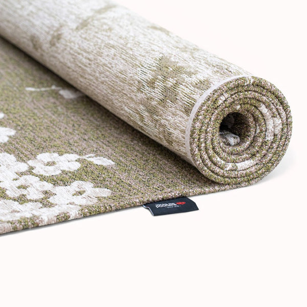 Louis de Poortere Sakura Floral Area Rug Transitional Cherry Blossom Design for Living Room or Bedroom Wet Garden 7'9 x 11'2 120109