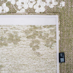 Louis de Poortere Sakura Floral Area Rug Transitional Cherry Blossom Design for Living Room or Bedroom Wet Garden 7'9 x 11'2 120109