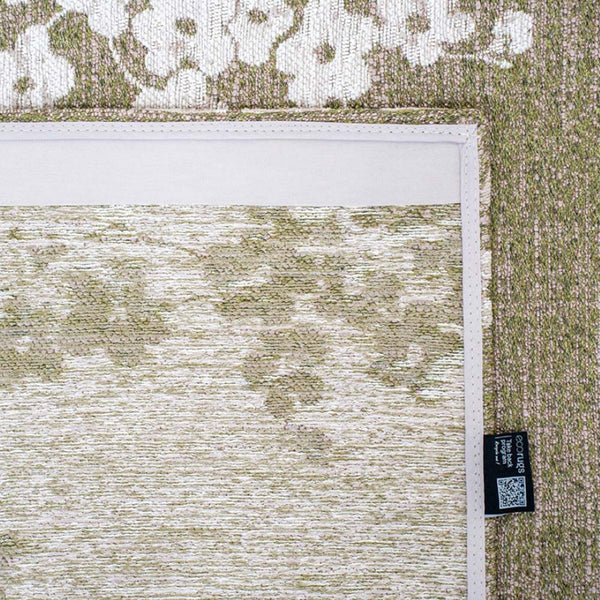 Louis de Poortere Sakura Floral Area Rug Transitional Cherry Blossom Design for Living Room or Bedroom Wet Garden 7'9 x 11'2 120109