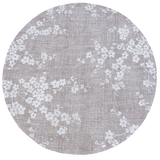 Louis de Pootere Sakura Sakura 100% PET Poly Mechanically Woven Jacquard Flatweave Traditional / Oriental Rug Morning Mist 7'10"