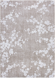 Louis de Pootere Sakura Sakura 100% PET Poly Mechanically Woven Jacquard Flatweave Traditional / Oriental Rug Morning Mist 9'2" x 12'10"