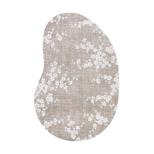 Louis de Poortere Sakura Floral Area Rug Transitional Cherry Blossom Design for Living Room or Bedroom Morning Mist 7'9 x 11'2 120111