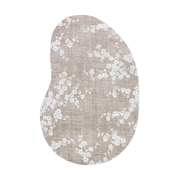 Louis de Poortere Sakura Floral Area Rug Transitional Cherry Blossom Design for Living Room or Bedroom Morning Mist 7'9 x 11'2 120111