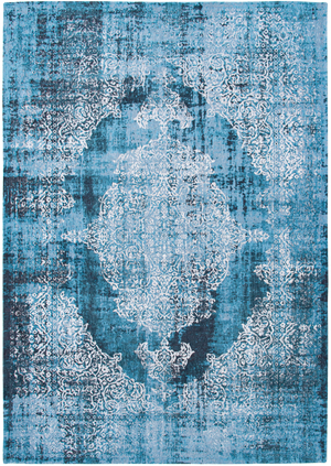 Louis de Pootere Fading World Kirman 100% PET Poly Mechanically Woven Jacquard Flatweave Traditional / Oriental Rug Storm 9'2" x 12'10"