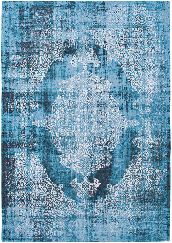 Louis de Pootere Fading World Kirman 100% PET Poly Mechanically Woven Jacquard Flatweave Traditional / Oriental Rug Storm 9'2" x 12'10"
